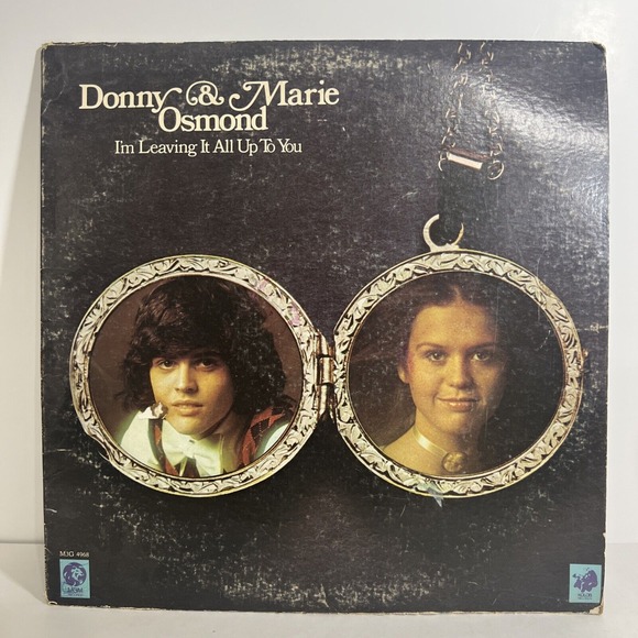 Donny And Marie Osmond I'M Leaving It All Up To You LP Vinyl Record Album - Picture 2 of 11